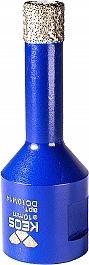 Алмазная коронка по керамограниту Keos Professional Vacuum Brazed M14 10 мм