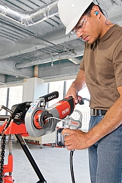 Использование клуппа электрического резьбонарезного Ridgid 600-I