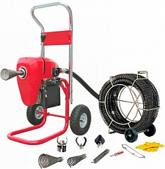 Комплектация прочистной машины для канализации Remmers Torpedo 300