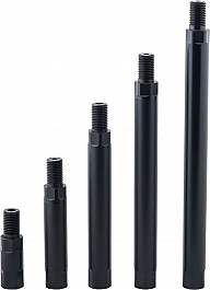 Круглые стальные удлинители для алмазной коронки Kern 1 1/4 UNC, 100-200-300-400-500 мм