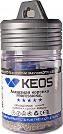 Упаковки коронки алмазной по керамограниту Keos Professional Vacuum Brazed M14 68 мм