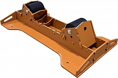 Усиленная вращательная роликовая опора для труб ПНДело РО-1420ТВ